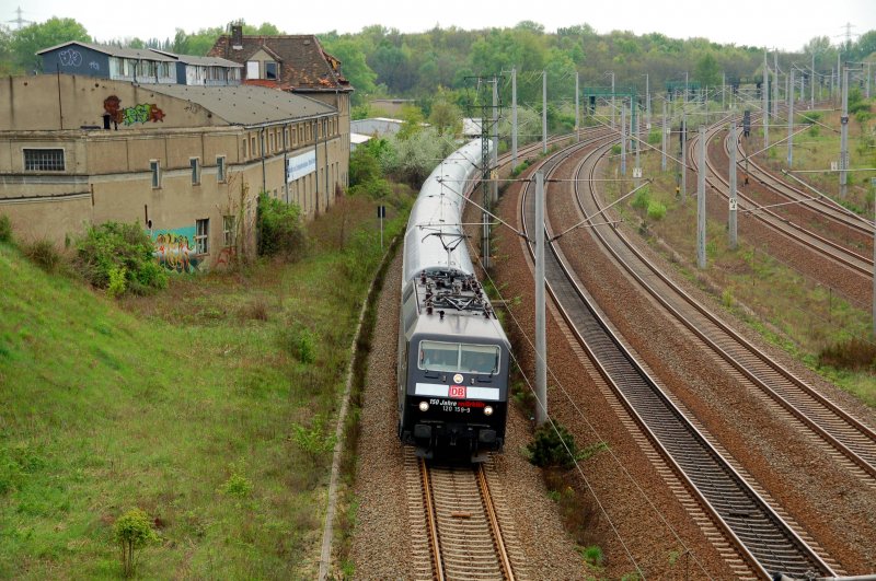 120 159 war am 26.04.09 f�r die Bespannung des IC