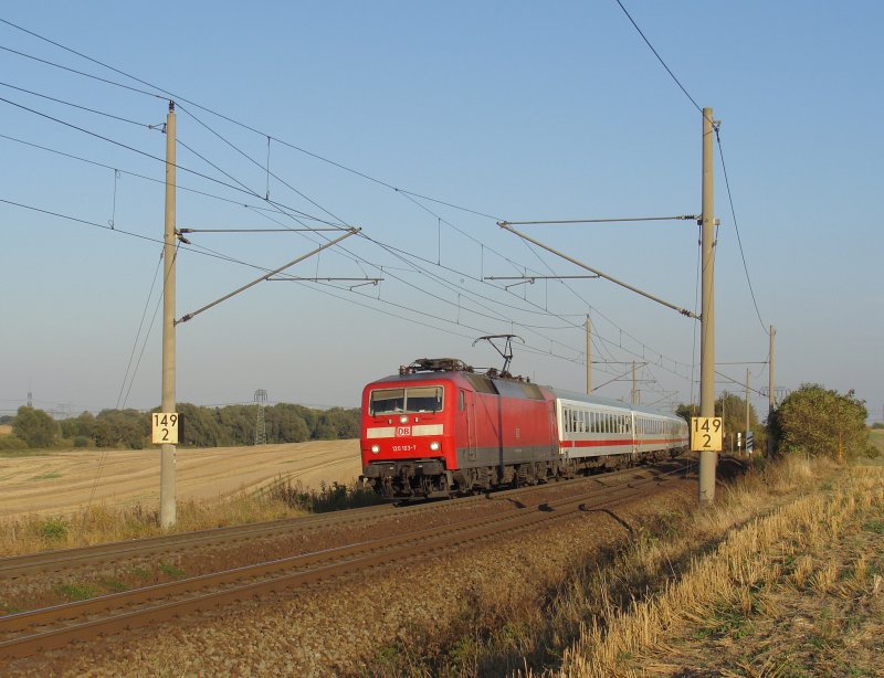 120 103-7 mit IC 1934 von Leipzig nach Hannover �ber