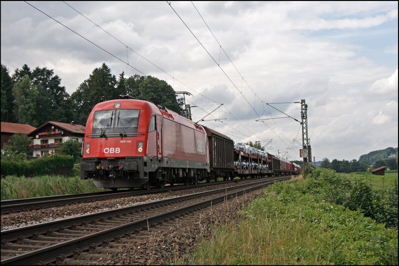 The 1216er density is particularly high between Munich and Salzburg,