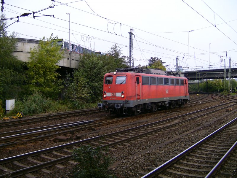 140 401-1 durchf�hrt am 06.10.2009 als Lz. den Bahnhof Hamburg
