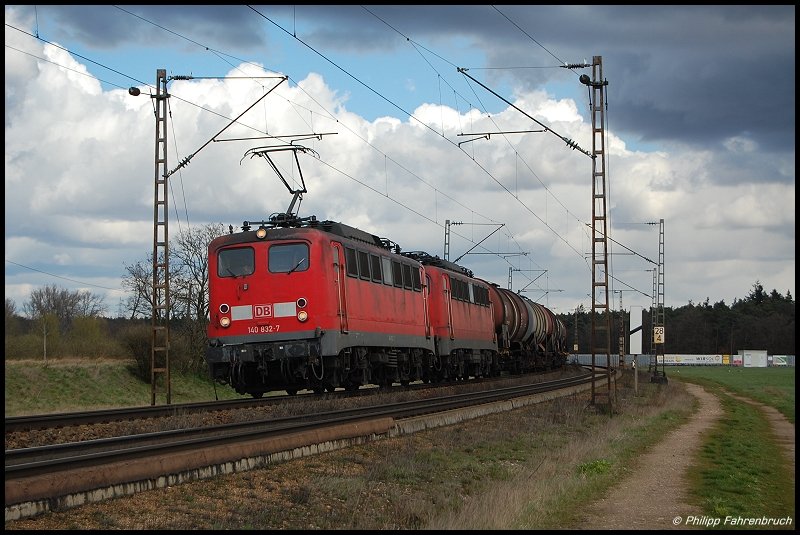 140832-7 & 140759-2 strung on 25/03/2008 Kesselwagenganzzug one of the