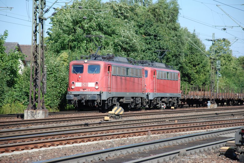 140785-7 and 140858-2 traveling together in Asperg in Stuttgart on