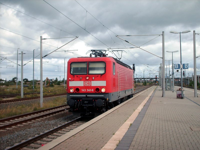 143 341-6 als Lz vom Werk LD X nach der