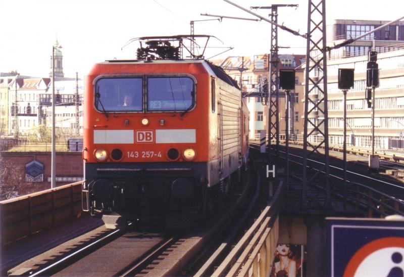 Br.143-257-4 with RE 3 for "Sanger opens out" (not a