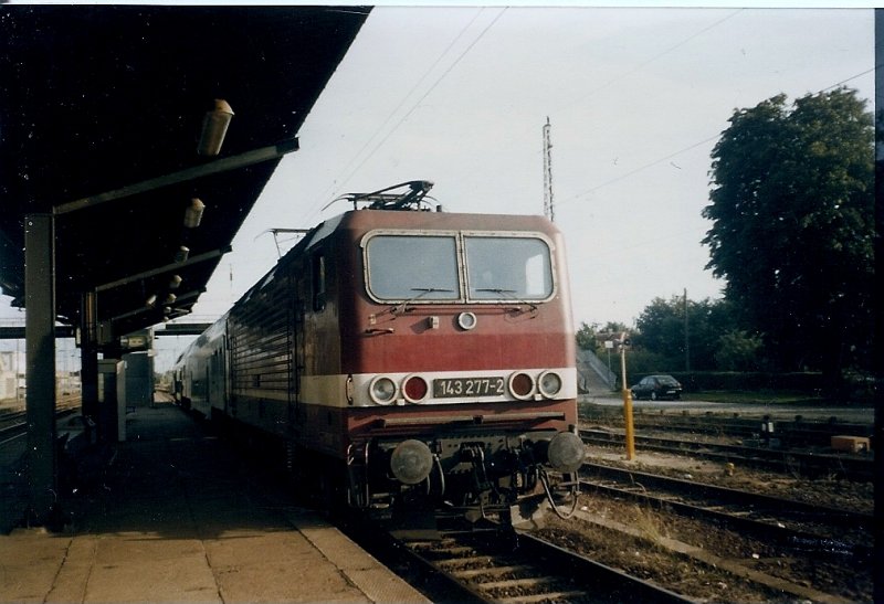 A regional railway to Stralsund and is covered with the