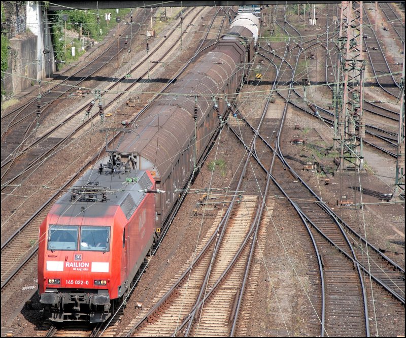 Reached 145 022 on 22.05.2008 with a goods train marshalling
