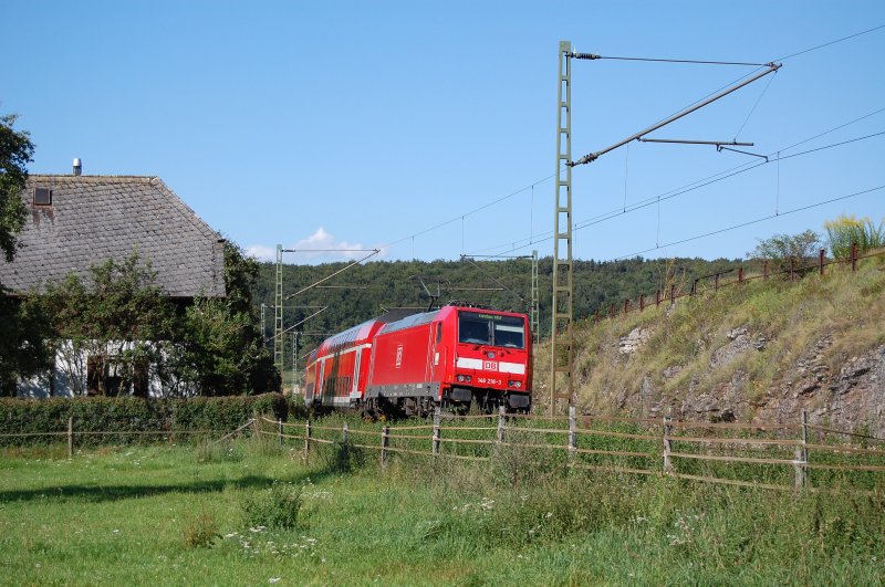 146218-3 reached soon on 08.24.2007 with a InterRegioExpress the breakpoint