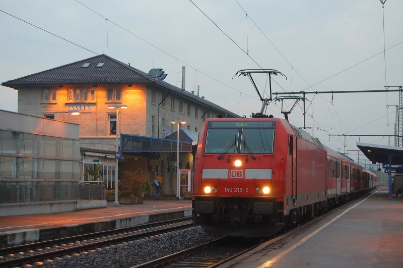 146215-9 stood on the morning of 4:10:07 with RE 19