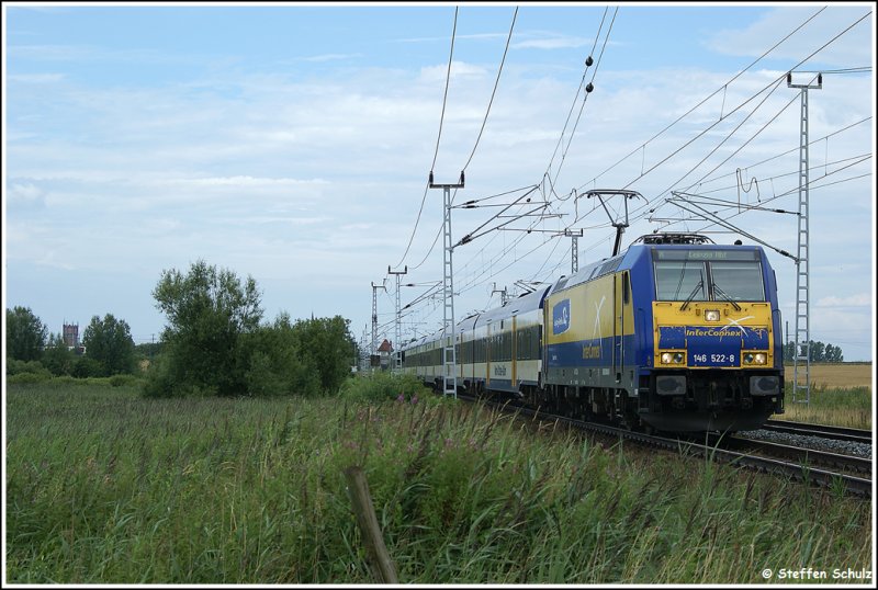 146 522 mit dem InterConnex aus Warnem�nde nach Leipzig am
