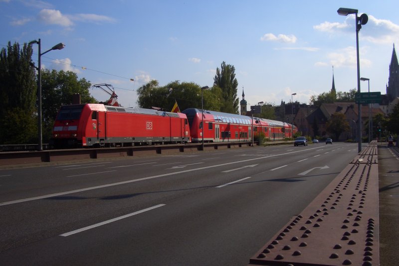 Das Schwarzwaldbahn-Sandwich am 13.09.09: 146 236-5 und 232-4 fahren ihren