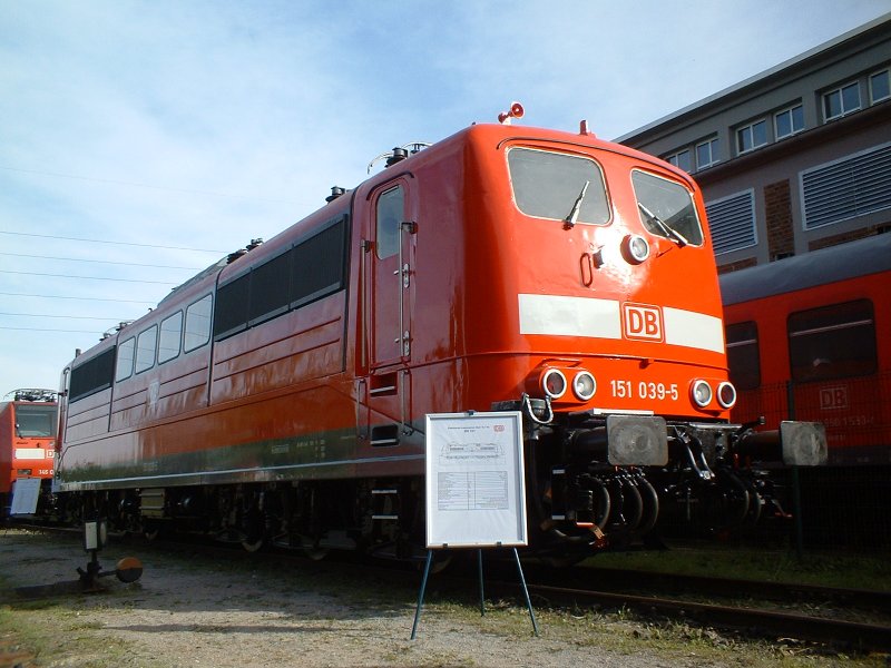75 Jahre AW Dessau 18.09.2004 (151 039-5) 