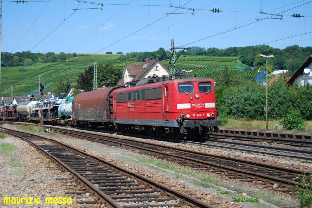 Railion 151 043 - Efringen-Kirchen - 24.08.2007 