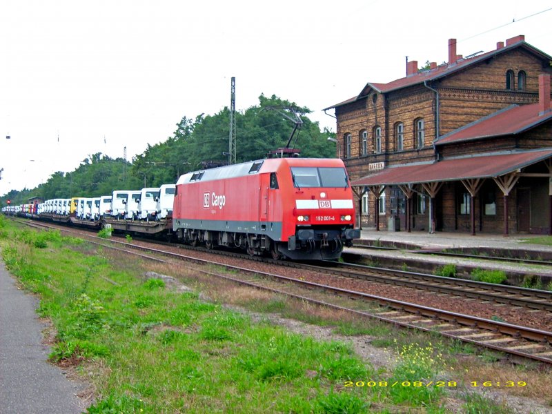 Endlich wieder mal eine 001. 152 001 durchf�hrt am 29.08.08