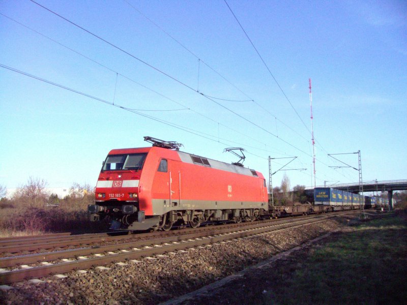 152 165 unterwegs in Richtung Wiesbaden / R�desheim (Rhein). (Aufnahmeort:
