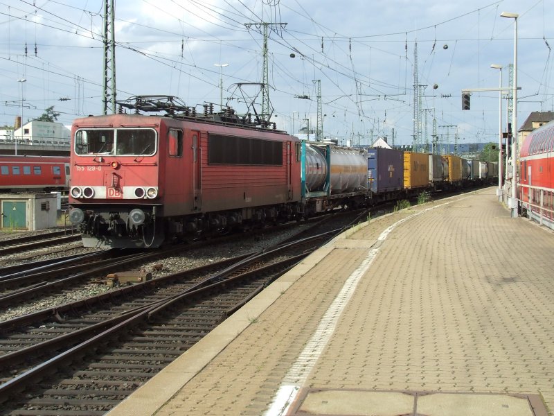 155 129 am 18.08.2007 in Koblenz Hbf (automatically translated, Powered