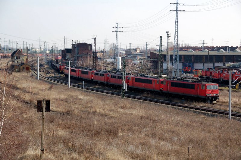 5 Loks der BR 155, 2 Loks der BR 140