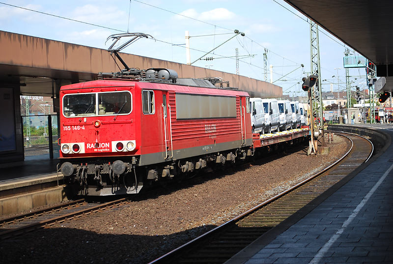 155 146 passes with brand new cars the Düsseldorf main