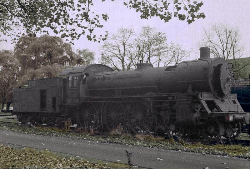 Letzte Aufnahme der 17 218, (pr. S10) im Sept.1968 im