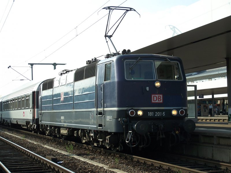 181 201 from an EC to Frankfurt am Main, Mannheim.