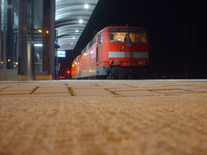 181223-9 and 181208-0 for test drives at 19.11.2007 in Bitterfeld.