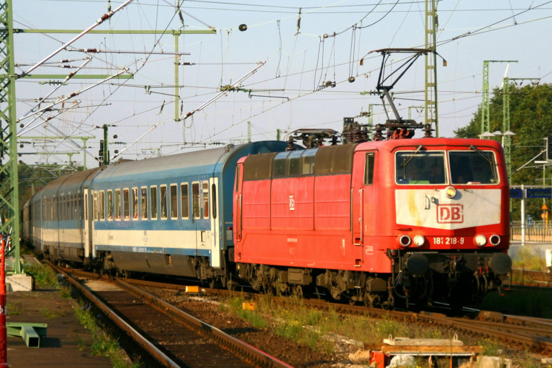 The 181218-9 as coming from ? Night Budapest to Frankfurt