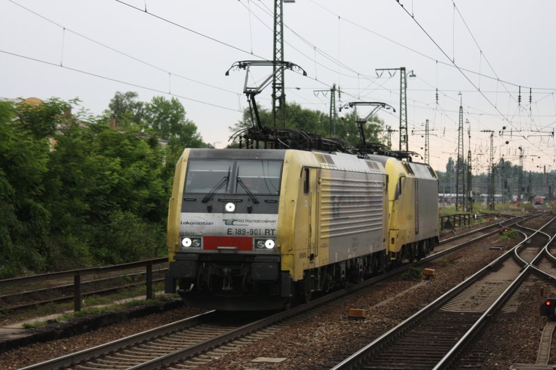 Disen Lokzug, bestehend aus 189 901 und 182 074, konnte