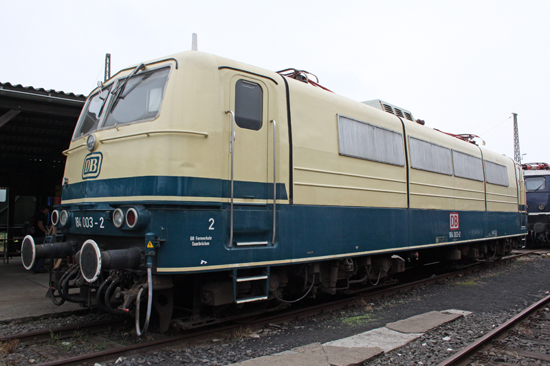 The 184003-2 in the DB Museum in Konblenz-Lützel, on 08,08,09