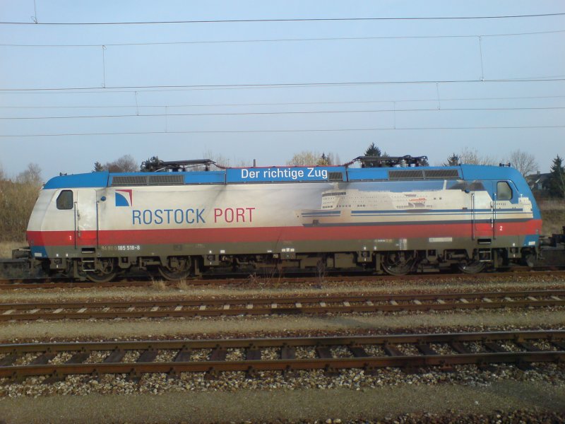 185 518 abgestellt in M�mchen-Feldmoching  