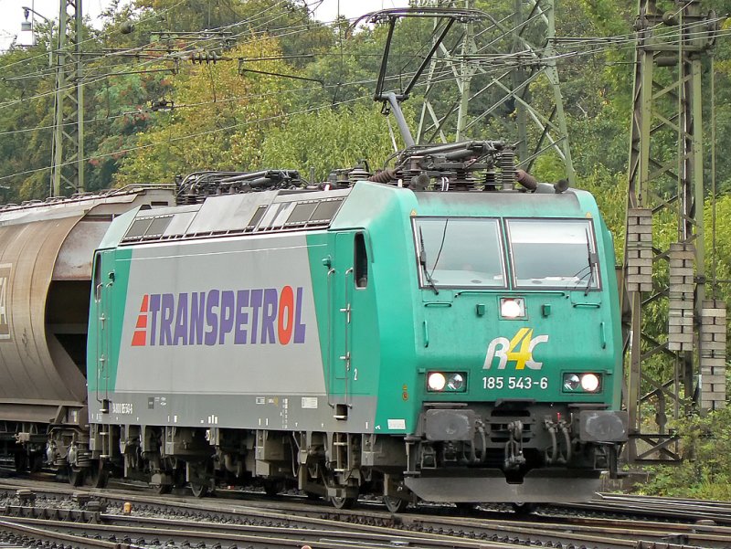 185 543-6 von Rail4Chem in K�ln Gremberg am 14.09.09 