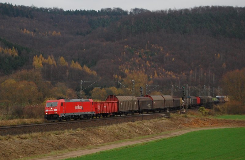 185 208 mit gem.GZ am 15.11.2008 auf KBS 350 zwischen