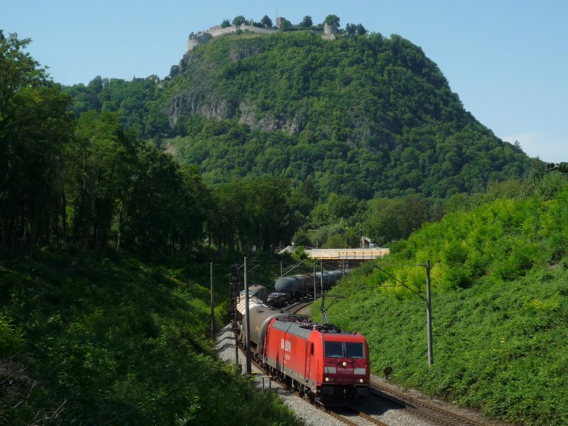 185258-1 with FE 45 175 Kornwestheim - Wolfurt shortly before