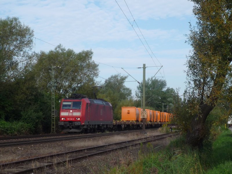 185 146-8 mit CS 47087 Singen/Htw - Weinfelden/CH kurz vor
