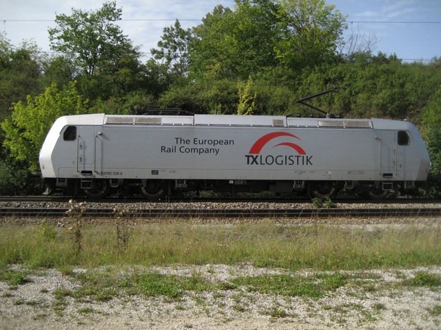 TX-Logistik 185 538 am 11.SEPTEMBER 2008 bei M�hren, KBS 982