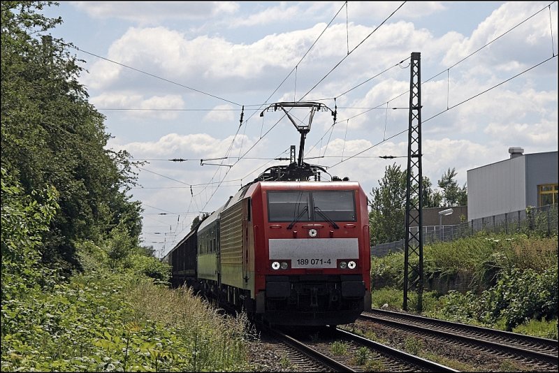 Läätzchen Sprinter 189 071 (9180 6189 071-4 D-DB) is traveling