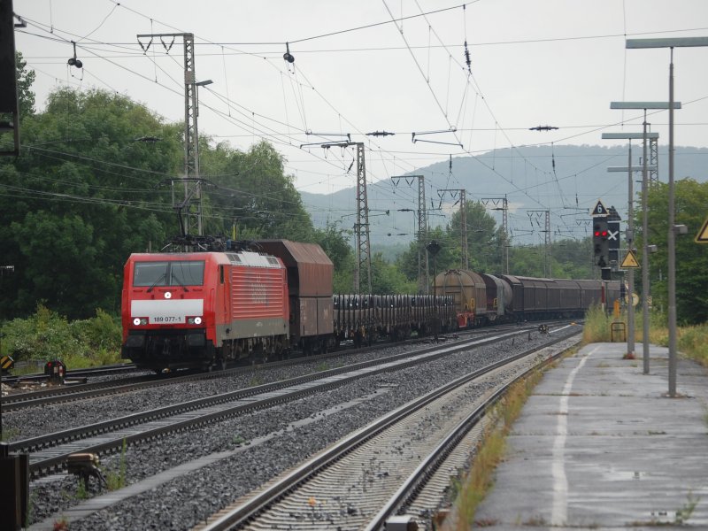 189 077 on 9.7.2009 and in with Hollandlatz gem.GZ Kreiensen