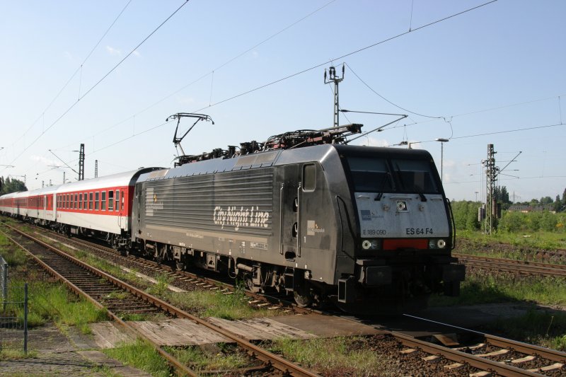 MRCE 189 090 am 16.5.09 in Duisburg-Wedau 
