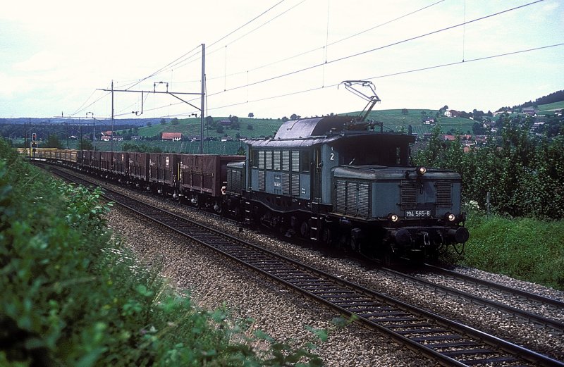 194 565 bei Eglisau 22.07.87 ( Mietlok