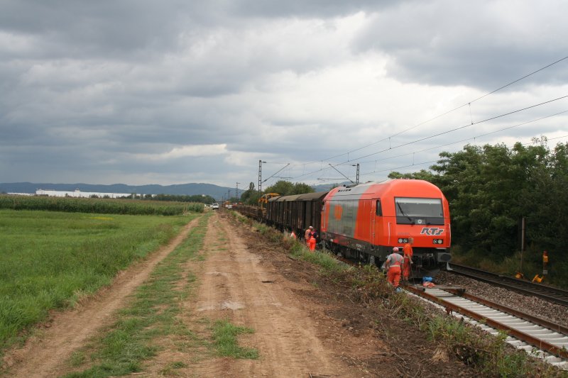 2016 905 von RTS om bauzugdienst bei Gro�sachsen-Heddesheim 