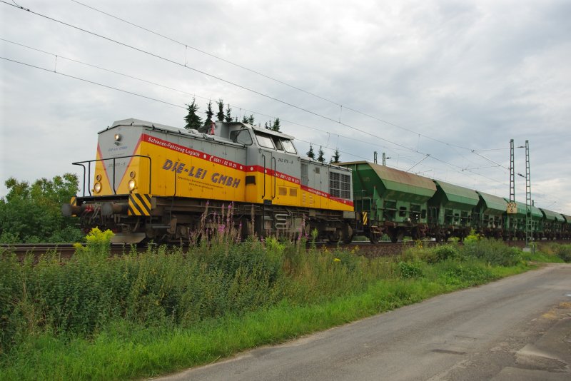 Die-Lei GmbH brachte am 03.08.2009 mit 202 970-5 Schotter f�r