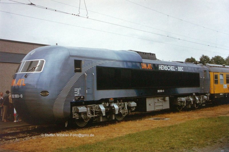 Aller Anfang des Drehstroms in Form der UMAN 202003, ausgestellt