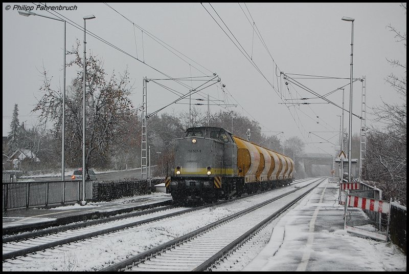 203 507-9 am 10.11.07 mit DGS 93532 Miltenberg - Merkle