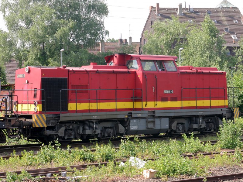 Maintenance in Herne 203006-2 duisport the rail. 26.05.2009 (automatically translated,