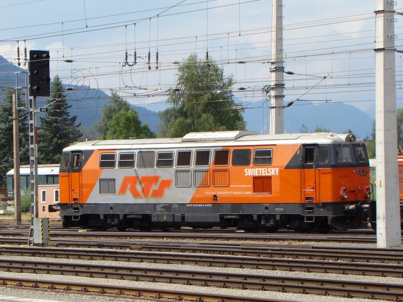 2043 006-2 Switelsky -Lok in Bahnhof Selzthal.24.08.2009 