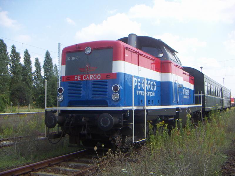 212 314-9 der PE War auch da auf dem Eisenbahnfest