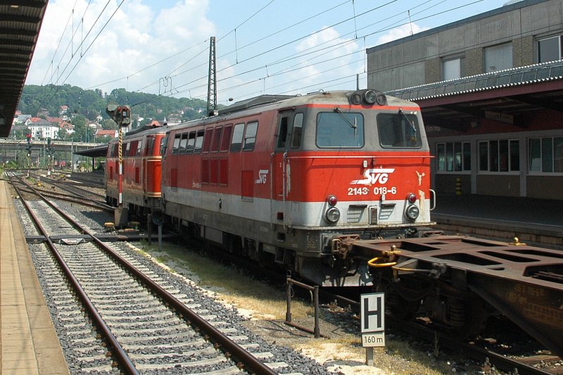 �berrascht wurde ich am 01.07.09 von 2143 021 & 018