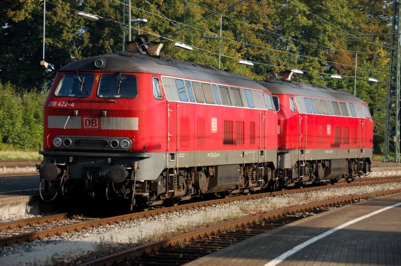 Den ganzen Morgen des 30. Augusts rangierten immer wieder Doppeltraktionen