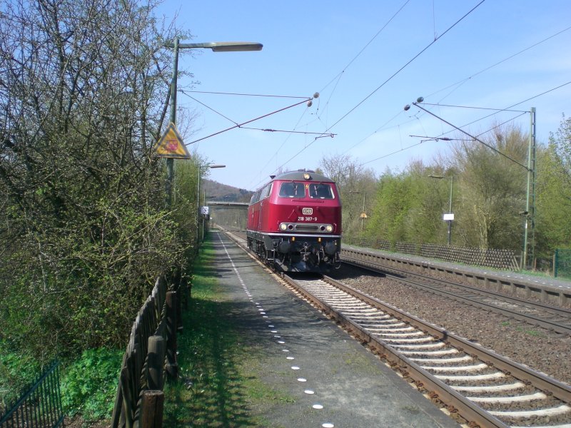Meine Lieblings Baureihe 218 387-9  