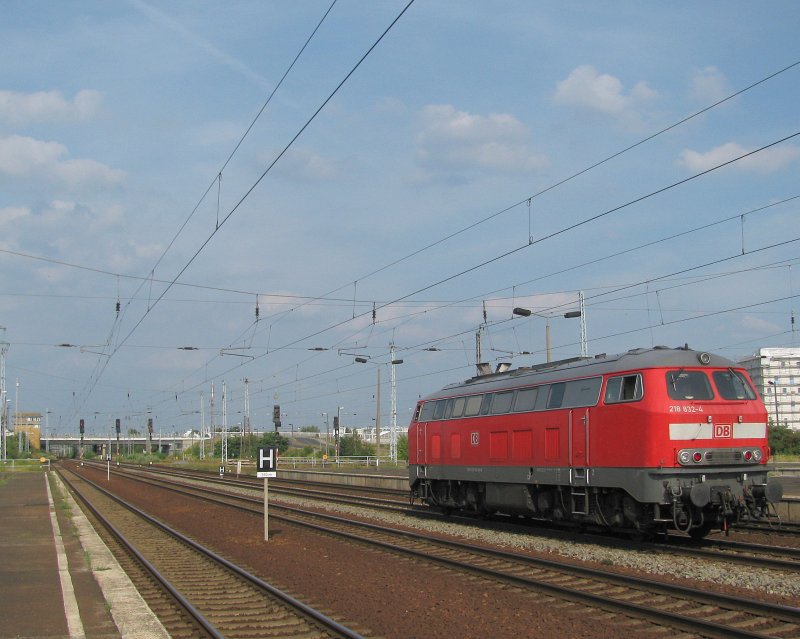 And another highlight: 218832-4 when empty at 17.08. from Berlin