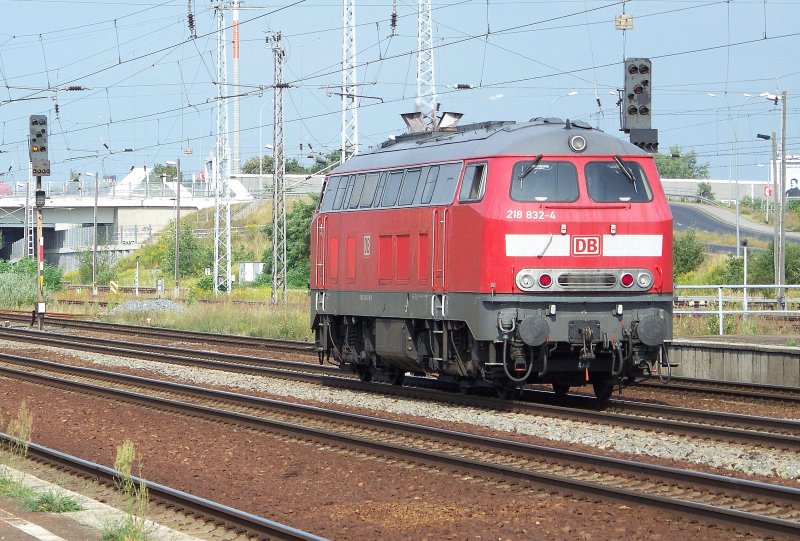 218832-4 was a rarity, as they carried on 15.08.2009 Berlin