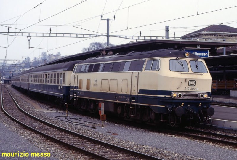 218 302 - Schaffausen SBB - 17.03.1991 